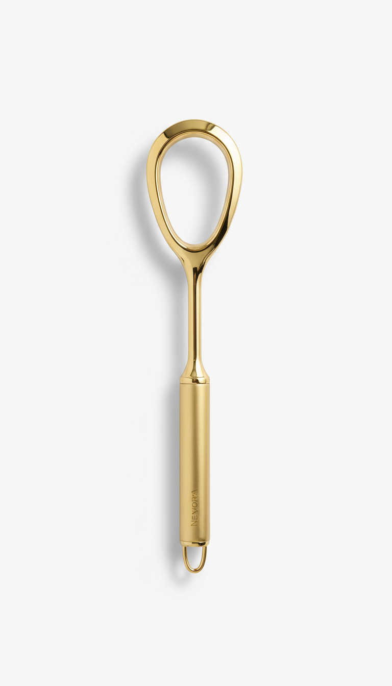 Luxury gold-plated kitchen utensil set