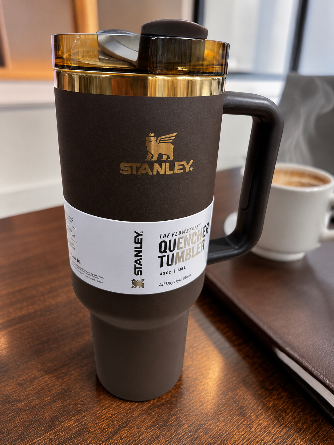 Stanley Chocolate Gold Quencher H2.0 40oz Tumbler