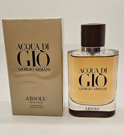 Giorgio Armani Acqua Di Giò Absolu Eau de Parfum for Men 2.5 oz (75 ml) – New & Sealed