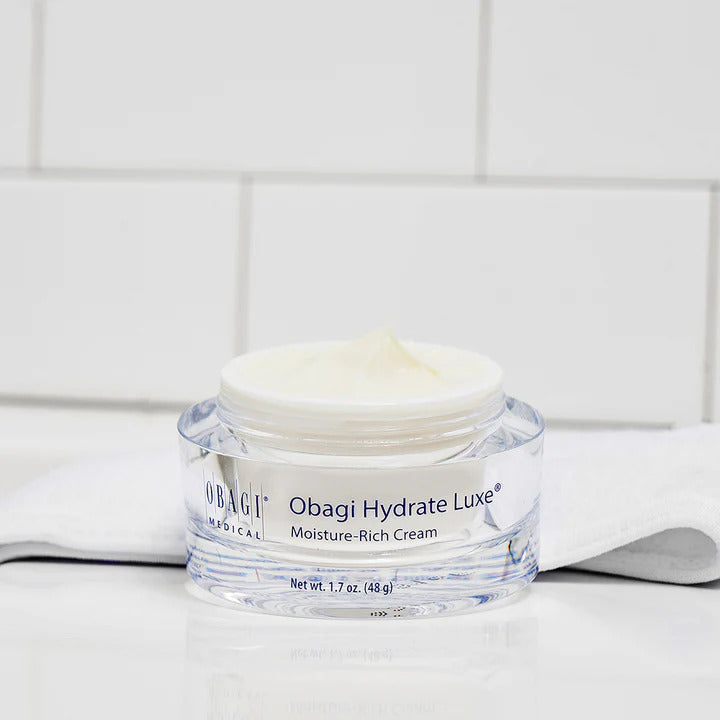 Obagi Hydrate Luxe Moisture-Rich Cream 1.7 oz – Overnight Hydrating Face Moisturizer