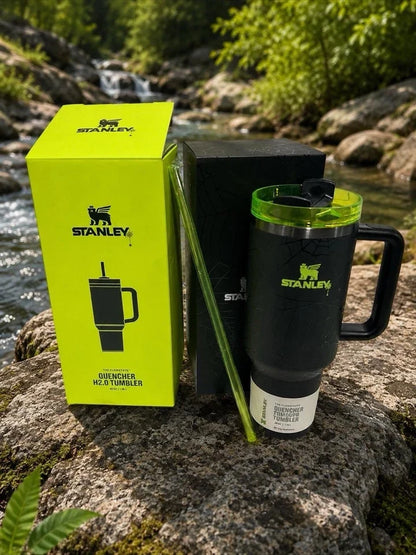 Stanley Halloween Web Glow H2.0 40oz Tumbler – Limited Edition Glow-in-the-Dark Travel Mug